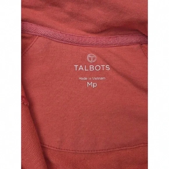 Talbots Men's Coral Zip-Up Sweater - Picture 2 of 6